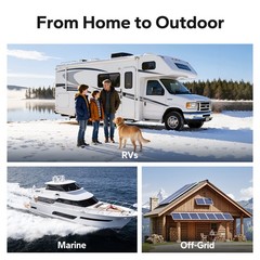 Used LiTime 24V 230Ah Self Heating LiFePO4 Lithium Battery BMS for Home Off-grid