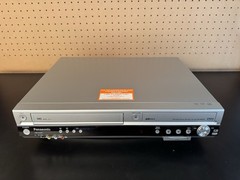 Panasonic DMR-ES35V VHS DVD Recorder Combo VCR Player Tested *Parts/Repair*
