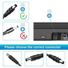 24V AC Adapter Charger For Samsung HW-Q60T HW-Q60T/ZA HWQ60T Soundbar Power Cord