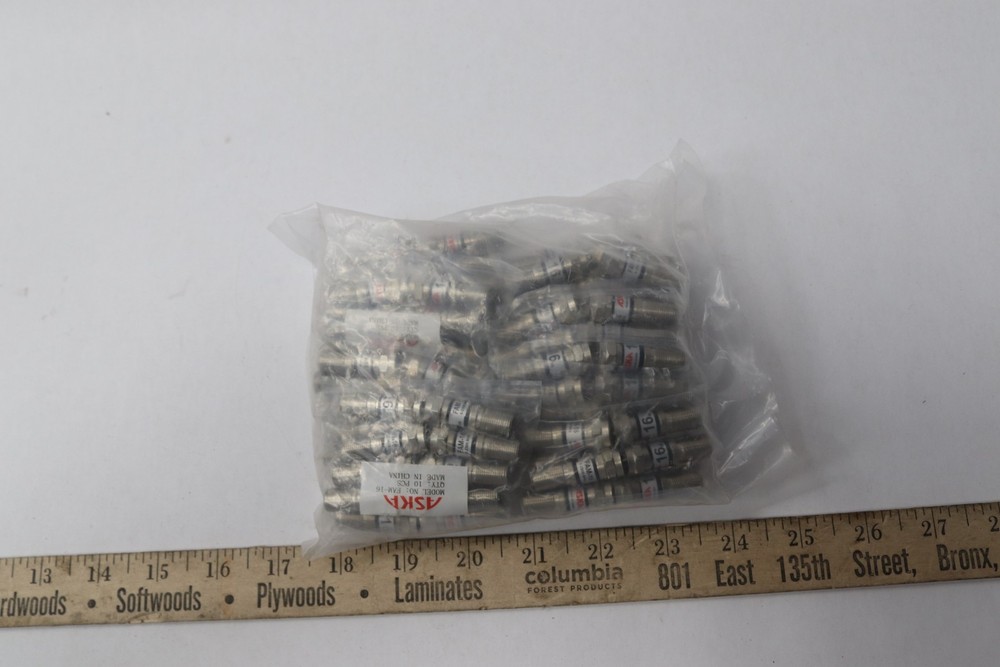 Aska Cable TV Fixed Attenuator Pads 16dB 5-2300 MHz FAM-16 100-Pack