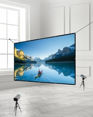 VEVOR Projector Screen 150 inch 16:9 4K 1080 HD Wall Mounted Projection Screen