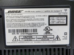 Bose Wave Music IV System RADIO -FM AM _CD – Platinum Silver work great