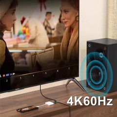 USB C/Type C to HDMI Adapter for iPhone 15 16 Ipad to TV 4K@60Hz, 100W Charging