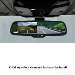 Rear View Mirror Kit 4.3″ Monitor No1 Bracket+HD Reverse Backup Camera for Truck