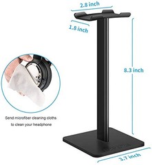 New Bee Headphone Stand Headset Holder Earphone with 1 Pack, Black
