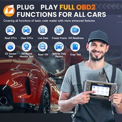 FOXWELL NT614 Elite Car OBD2 Scanner Code Reader Automotive ABS SRS TCM ECM Scan