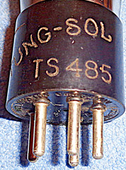 1 Tung-Sol 485 Vacuum Tube – RARE 1930’s Globe Style Triode for Sparton Radios
