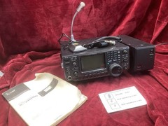 Icom IC-746 Pro Transceiver & IC-PS-125 Manual Two Microphones Tested & Working