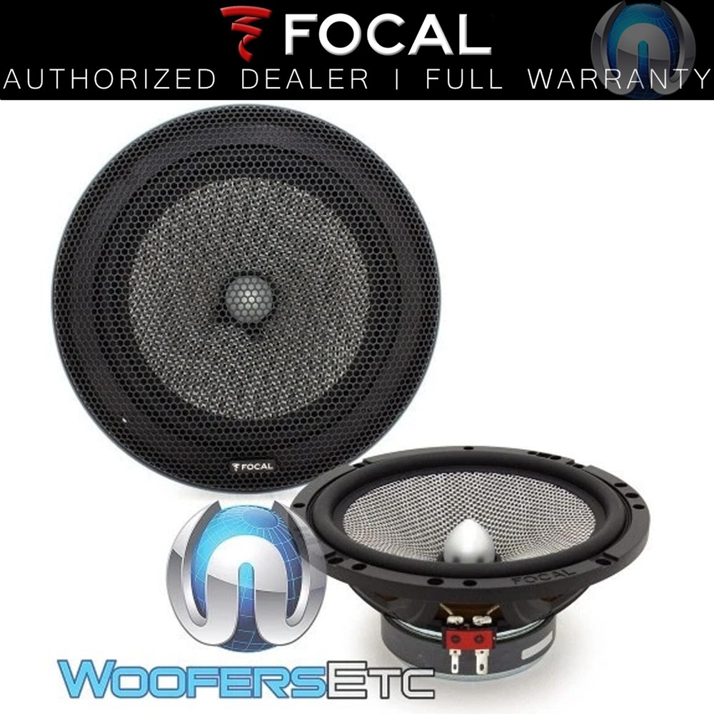 FOCAL W/165AS 6.5″ 60W RMS 4-OHM FIBER GLASS CONE MIDBASS DRIVERS SPEAKERS NEW
