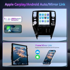 4+64GB For Toyota 4Runner 2003-2009 CarPlay Android 13 Car Stereo Radio GPS Navi