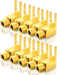 Hifi Banana Plug to Spade Adapter – Vintage Speaker Amplifier Connectors/Banana