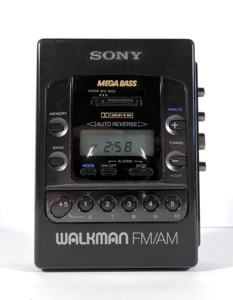 Sony Walkman WM-F2085 Cassette Player Radio Serviced New Belt Fully Functional