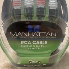 Manhattan Audio/Video Cable + RCA Cable (Set) NEW