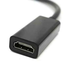 2X Display Port to HDMI Male Female Adapter Converter Cable DP to HDMI