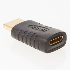 Mini HDMI Female to HDMI Male Adapter PC Laptop Video Monitor HDTV Connector Lot