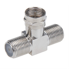 Coaxial Cable Splitter, TV Splitter 2 in 1 Out 2-Pack F Type RG6 Male to 2 F Fe