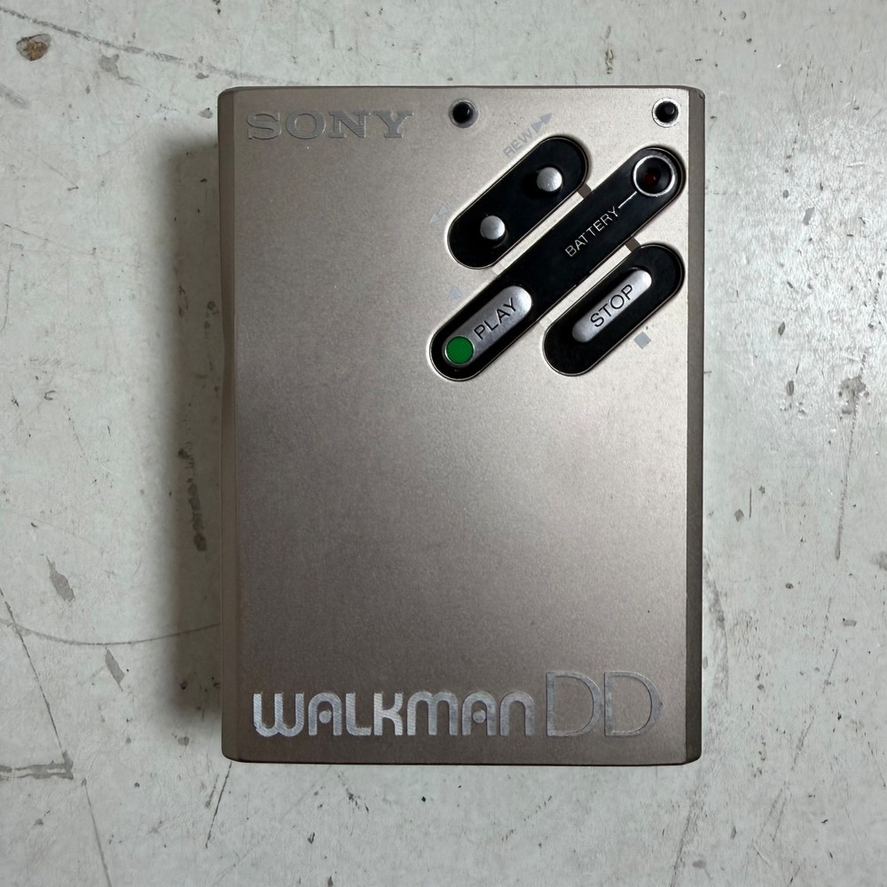 Sony Walkman WM-DD Champagne Compact Personal Stereo Cassette Player – For Parts