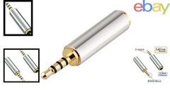 2.5mm to 3.5mm Audio Adapter with Durable ABS Finish and Lightweight Design