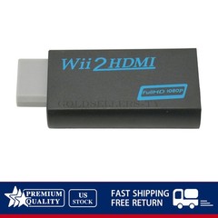 NEW Wii2HDMI Portable For Wii To HDMI Full HD Converter Audio Output Adapter TV