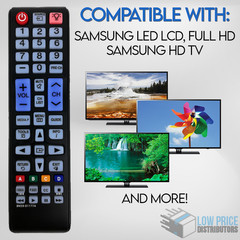 Replacement Remote for Samsung UN32J4000 UN32J5003 LN40A500 | New Unbranded