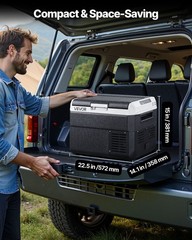 VEVOR Car Refrigerator 25/30/40/50L Portable Freezer Cooler Fridge for Camping