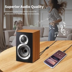 USB Type-C to 2 RCA Male Stereo Audio Cable USB-C Jack Converter Adapter Android