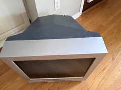 Vtg Gaming Tv Daewoo Dtq 20u4sc Television 2000s Large Retro Cable Prop 20”
