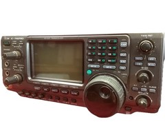 Icom IC-746 Pro Transceiver & IC-PS-125 Manual Two Microphones Tested & Working