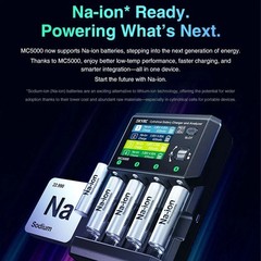 MC5000 Cylindrical Battery Charger and Analyzer Li-ion, Li-ion HV, LiFePO4, NiMH
