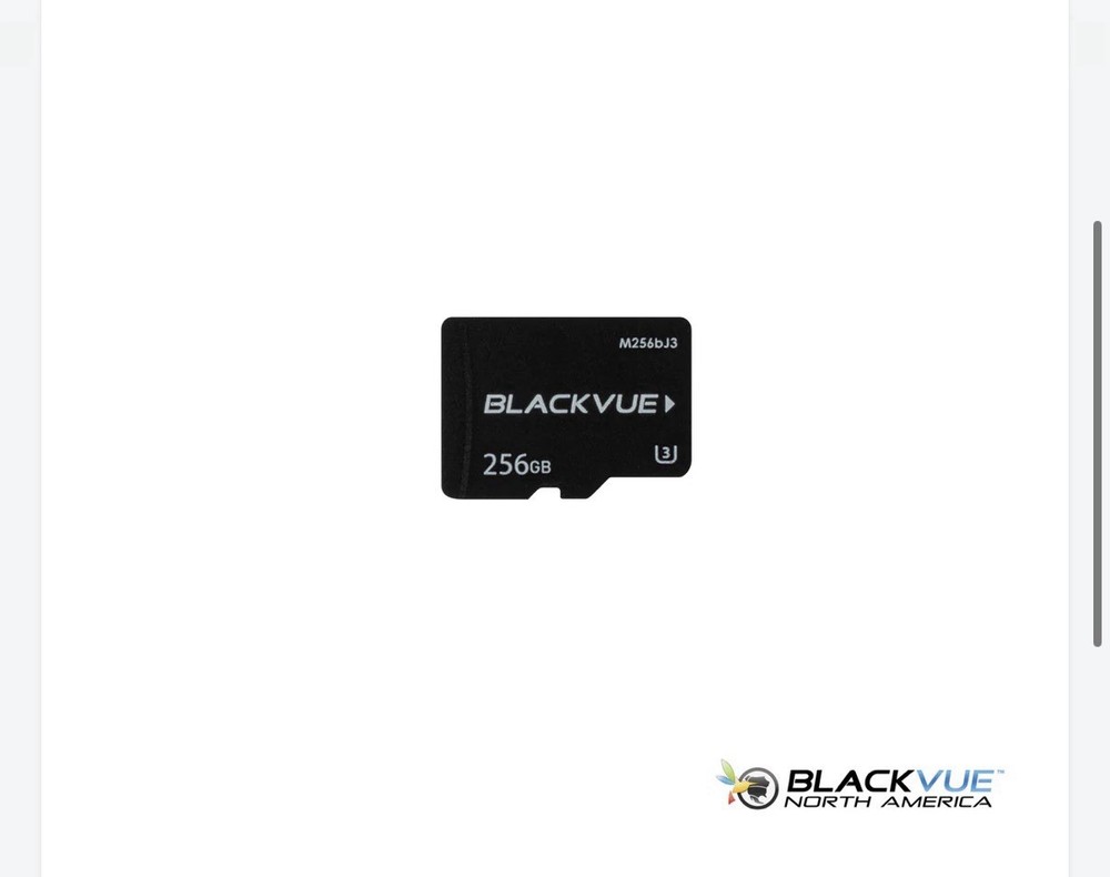 BlackVue Class 10 MicroSD Memory Card – 256GB