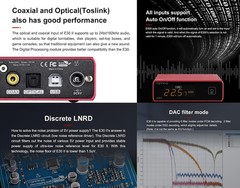 Topping E30 II Hi-Res DAC Preamp, 2x AK4493S Decoder