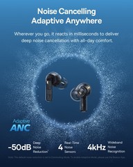 Baseus Noise Cancelling Earbuds LDAC Hi-Res Sound Wireless Headphones BP1 Pro