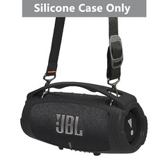 Silicone Cover Case for JBL Xtreme 3 Portable Bluetooth Speaker, Black