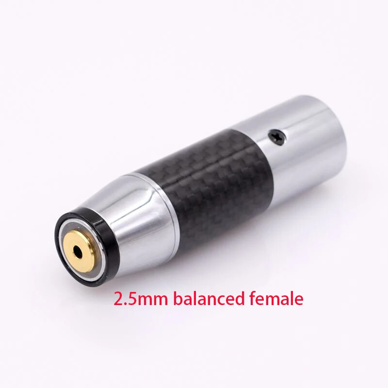 1PC HIFI 4.4mm/3.5mmm/2.5mm Female to 4pin Balanced XLR Male Converter Adapter