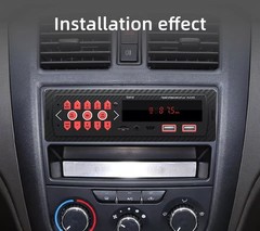 Single 1 Din Car Radio Stereo Bluetooth AM FM MP3 Player Audio Head Unit USB AUX