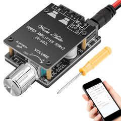 502L 50W*2 MINI 5.0 Bluetooth Amplifier Board Wireless Audio Digital Power US