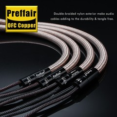 12AWG OFC HiFi Audio Speaker Cable Wire 24K Gold Plated Banana to Y Spade Plug