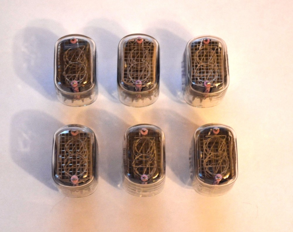 Lot of 6pcs IN-12A NEW NIXIE TUBES NOS 100% GARANTY WORKING IN-12 IN12A