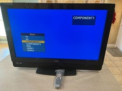 VIZIO LCD TV Model VW37L HD Flat Screen Built-in Speakers Black with HDMI Inputs
