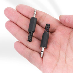 10PCS 3.5mm TRS Stereo Male Replacement Plugs, 1/8″ Earphone Jack Adapters for D