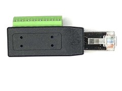 RJ45 Male Plug 8 Pin Screw Terminal Connector ColorCoded Pinout Cat5e