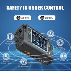 LiPo Battery Charger RC Balance Fast Charger Discharger 150W 10Amp AC/DC Charger
