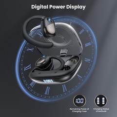 Bluetooth Headset Wireless Earphones Earbuds Stereo Headphones TWS 5.3 Ear Hook