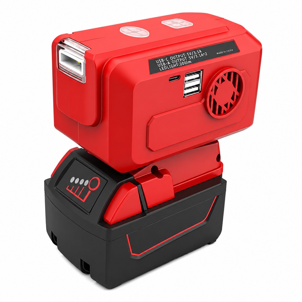 [promotion],Outdoor Camping Inverter, 220V AC USB Power Supply for 18V Battery
