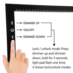 HSK A4 LED Artist tracing Light Box Copy Table, Adjustable High Brightness Li…