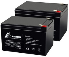 12V 12AH Battery for Pride Mobility Go-Go Ultra X 3-Wheel – 2 Pack