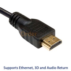 Premium HDMI Cable 3ft 6ft 10ft 15ft 25ft 50ft Gold For HD TV lot Us