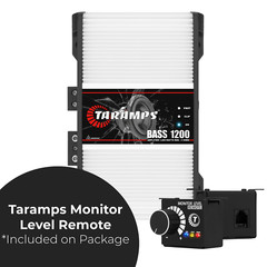 USA DEALER- Taramps BASS 1200 4 Ohms 1 Channel Amplifier 1200W RMS, Class D
