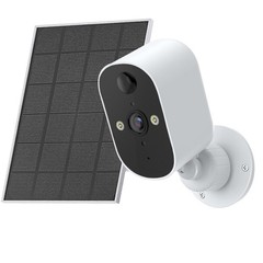 XVIM 2PK Waterproof Battery Camera 2K Outdoor WiFi Solar Powered Security Camera