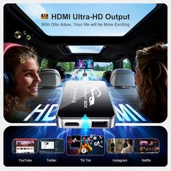 Faimee T11 Wireless CarPlay Adapter HDMI Wi-Fi Bluetooth 4K Dual-Band 4GB+32GB